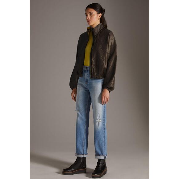 Anthropologie Pilcro Cropped Dolman Puffer - Women's New Medium - Picture 2 of 3